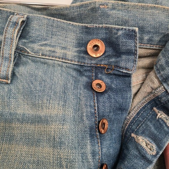 Women's Diesel Myguy Relaxed Boyfriend Distressed Destroyed Jeans Sz W32 L 34 - Picture 6 of 10